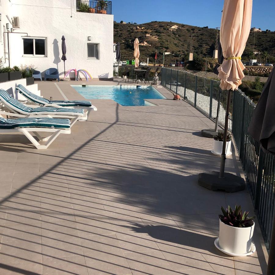 Apartamento Casa Miramar, With Private Pool, Jacuzzi And Stunning Views Bédar Exterior foto